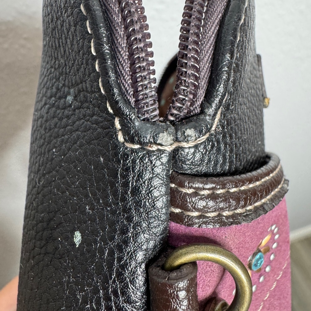 Chala Dazzled Purple Paisley Cell Phone Crossbod Purse adustable‎ strap in - Picture 11 of 15